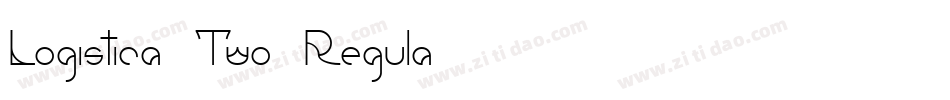 Logistica Two Regula字体转换